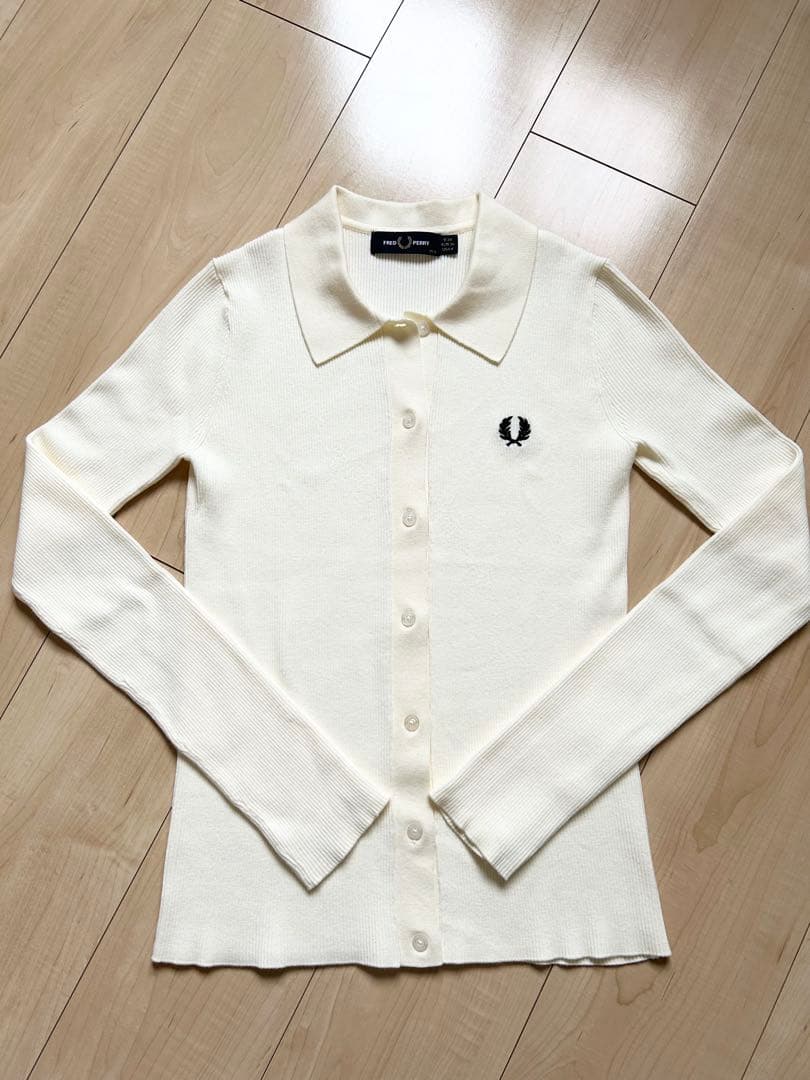 FRED PERRY リブニットポロシャツ