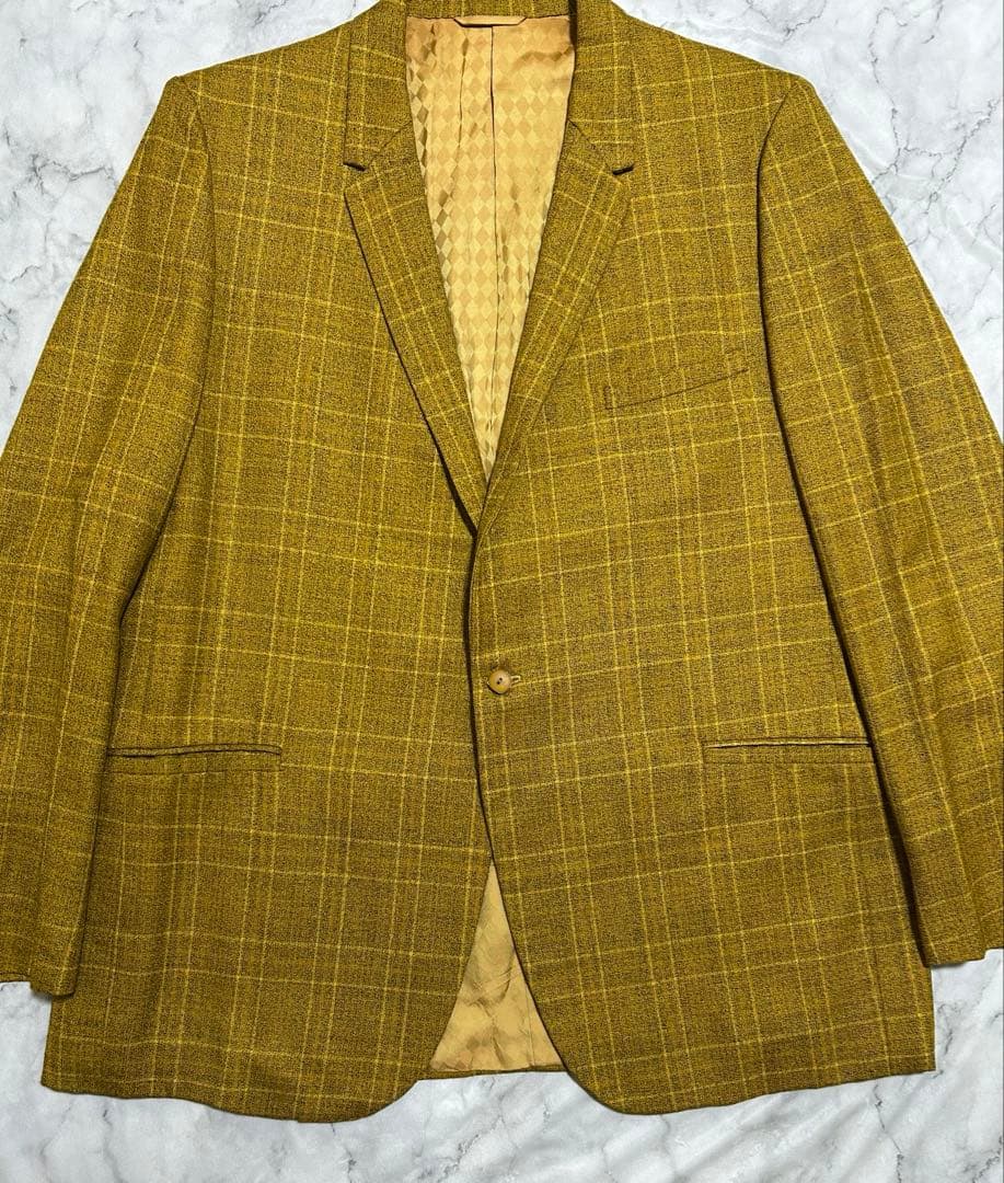 ゆ*卵様 50’s USA製 ヴィンテージ ウールジャケット ロカビリー イエロ