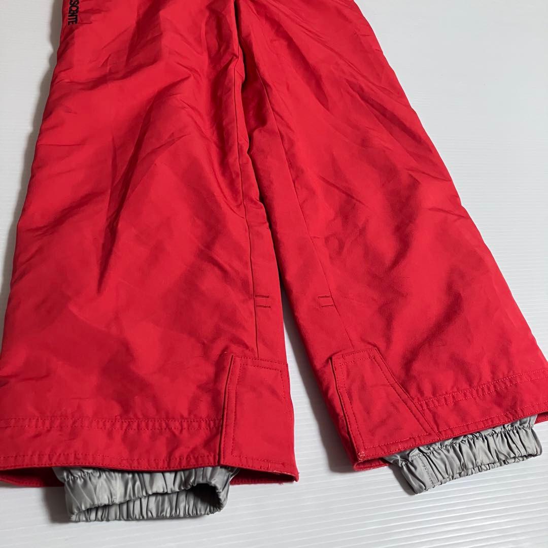 美品　DESCENTE デサント　キッズ　スキーウェア　２点セット　赤　130