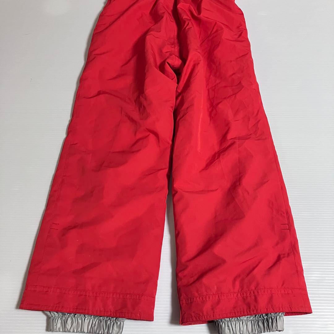 美品　DESCENTE デサント　キッズ　スキーウェア　２点セット　赤　130