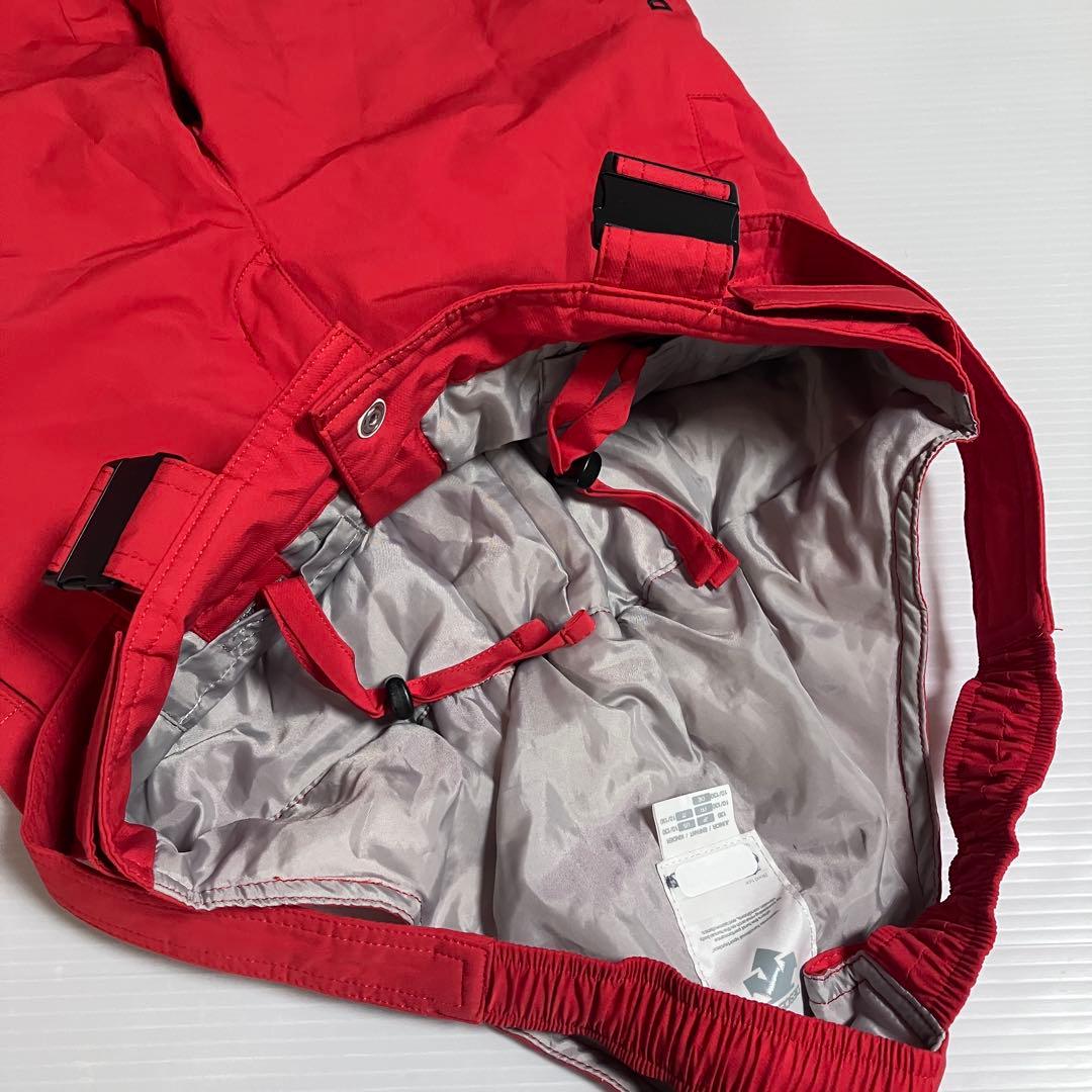 美品　DESCENTE デサント　キッズ　スキーウェア　２点セット　赤　130