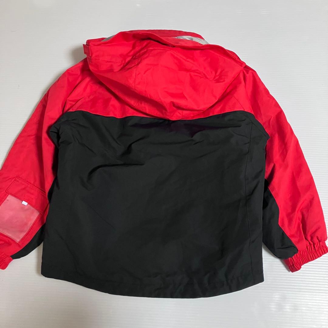 美品　DESCENTE デサント　キッズ　スキーウェア　２点セット　赤　130
