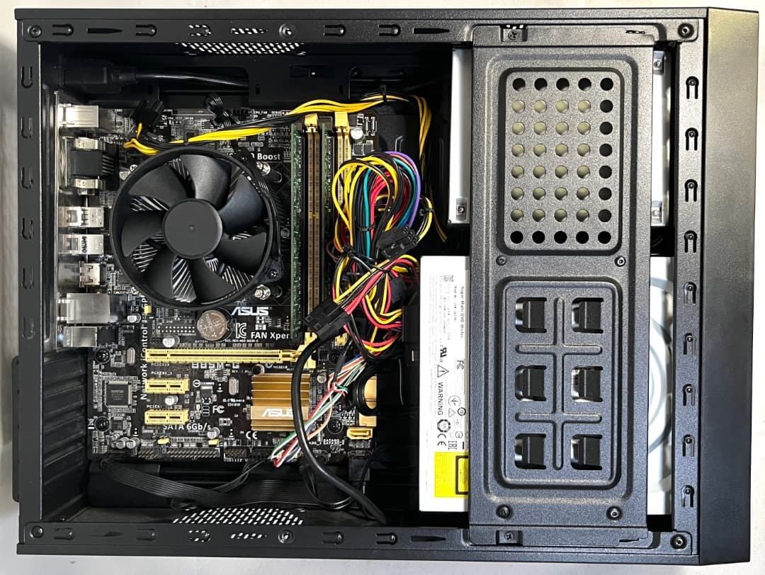 省スペース自作PC！第4世代Core i3-4150 Windows11で稼働中