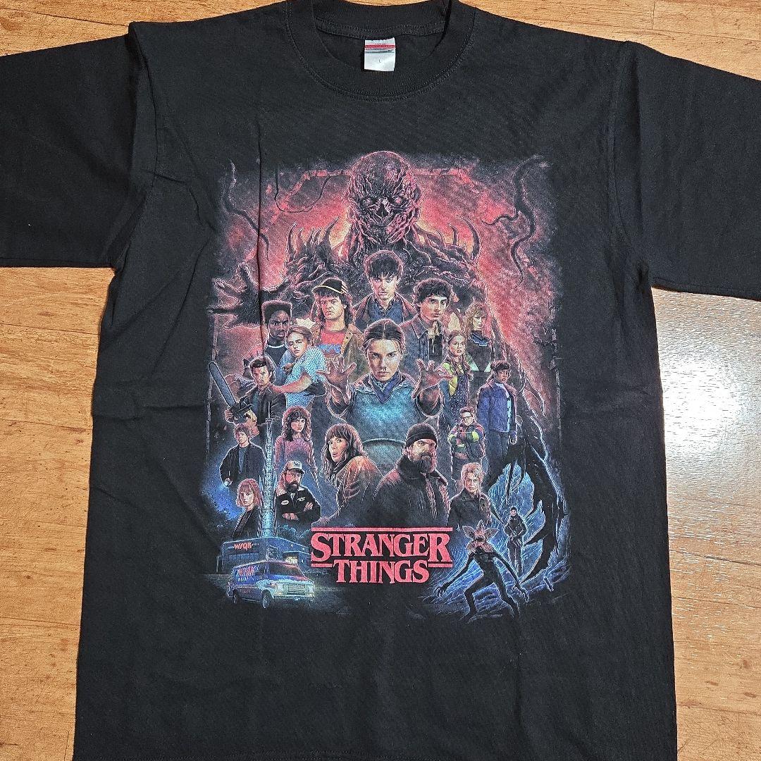 さとし【未使用】ストレンジャーシングスtシャツ