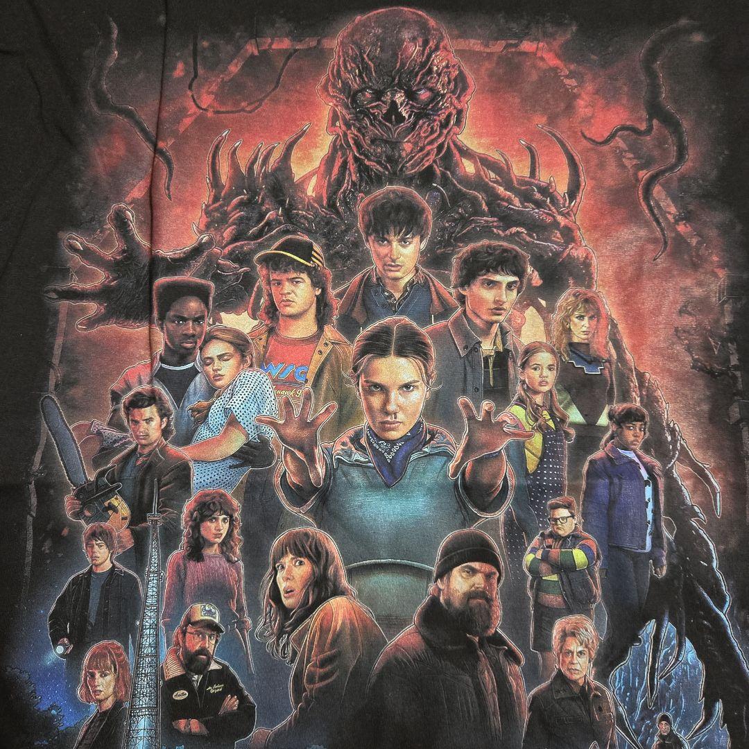 さとし【未使用】ストレンジャーシングスtシャツ
