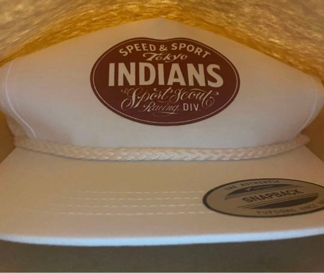 新品 Tokyo Indians MC ID-AC 05 キャップ 白 ✖︎ 赤