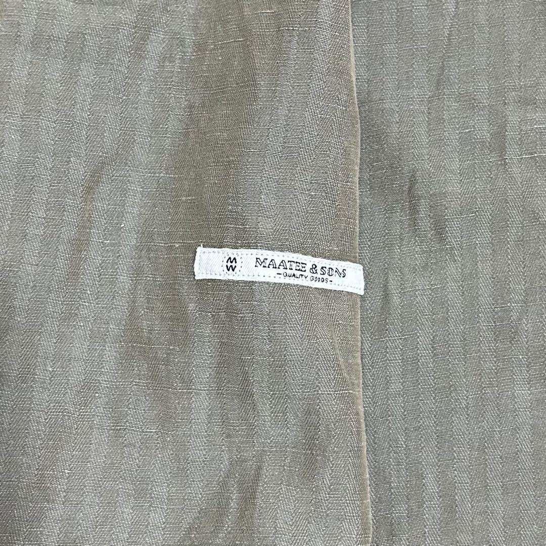【美品】25ss MAATEE&SONS カバーオールドゥルン47 size3