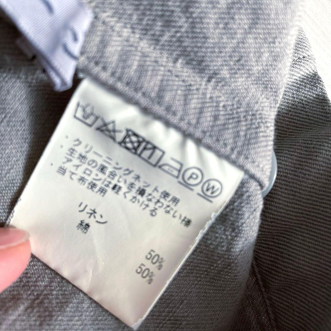 着用したお品物　**ゴーシュ**カーキ　ロングカジュアルコート　サイズ2