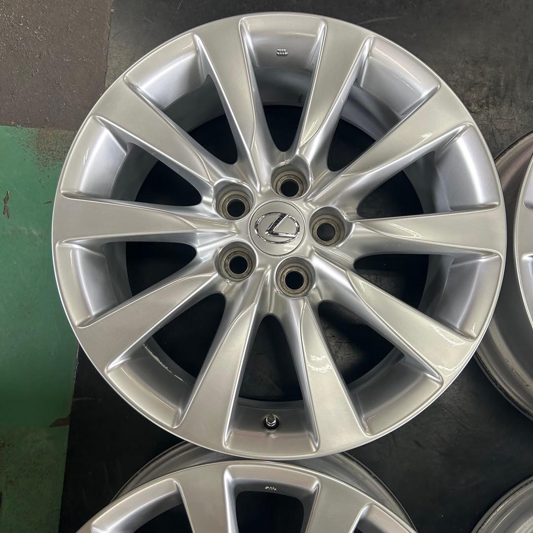中古アルミ18X7.5　レクサス純正 LS460・LS600h後期 4本セット