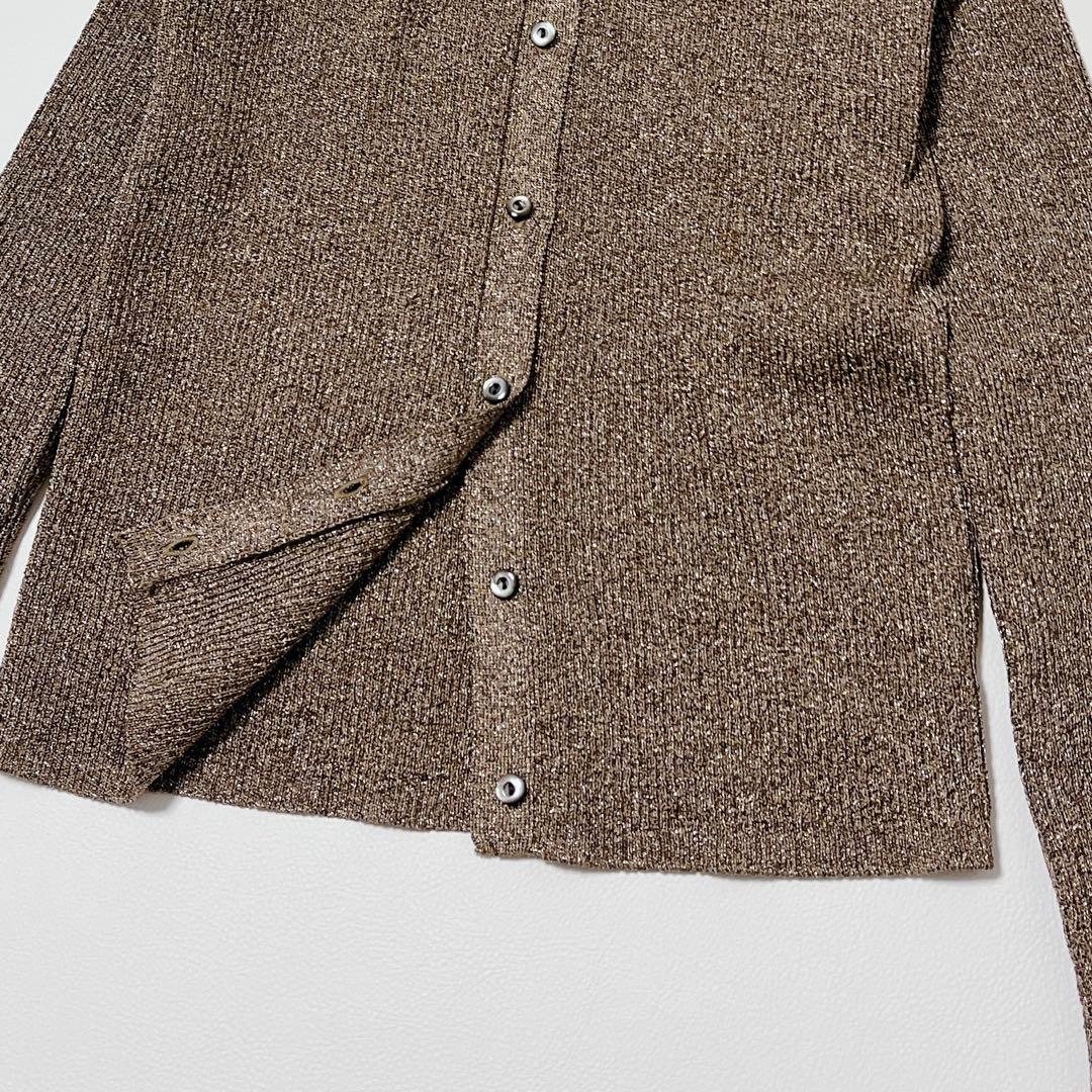 超美品✨ルルウィルビー　アンサンブル　カーディガン　ゴールド