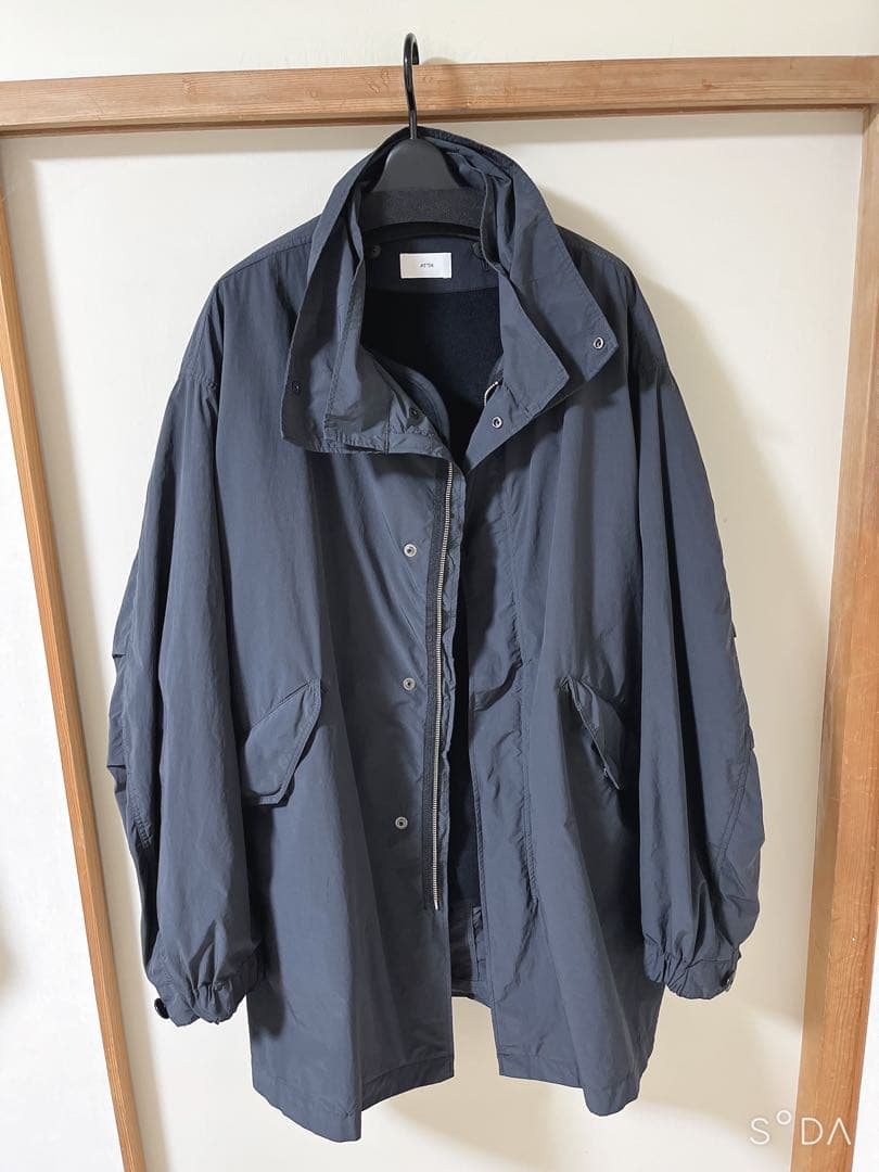 ATON air ventile ショートモッズコート サイズ4 グレー