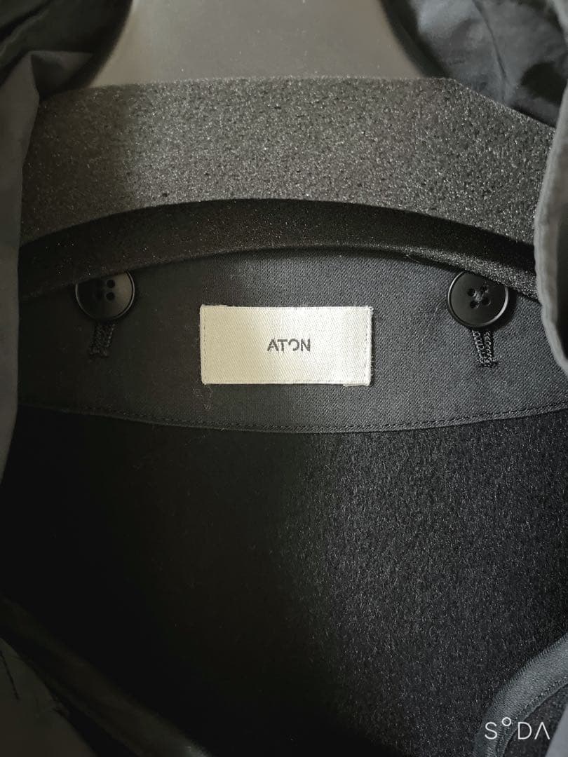 ATON air ventile ショートモッズコート サイズ4 グレー