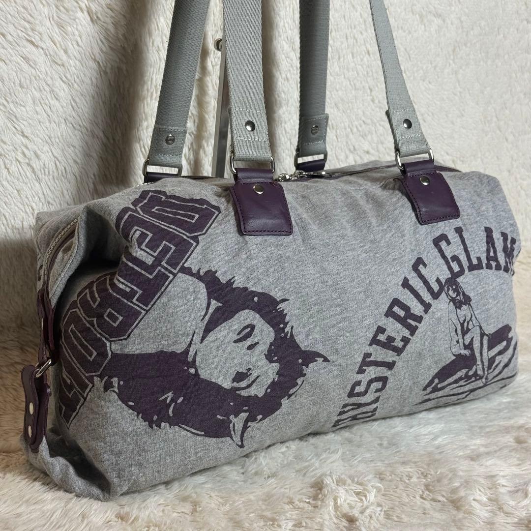 HYSTERIC GLAMOUR バッグ ボストンバッグ 歴代ヒスガール グレー