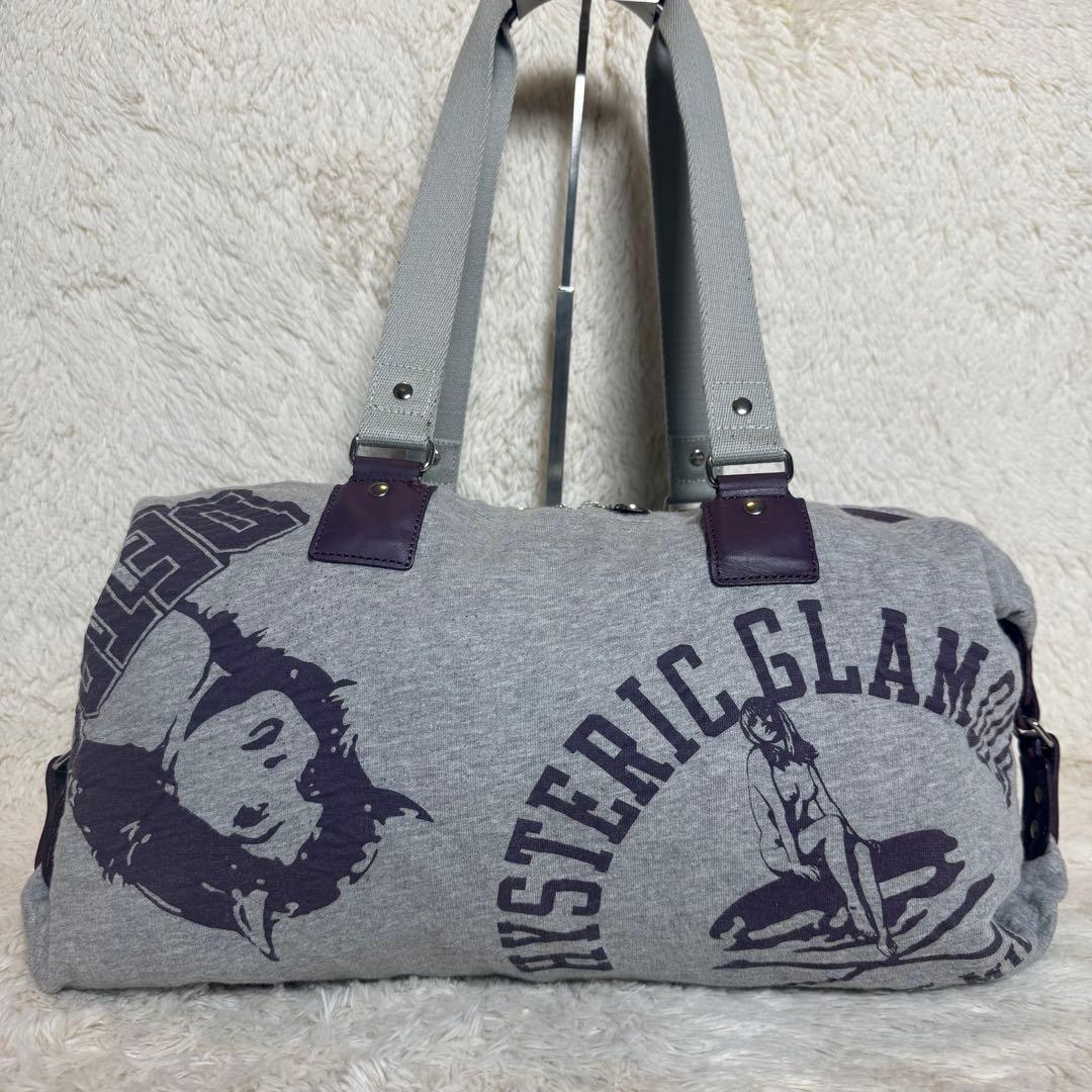 HYSTERIC GLAMOUR バッグ ボストンバッグ 歴代ヒスガール グレー