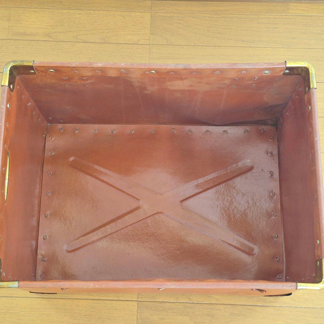 ボテ箱　ロイコマイシン　ブイカルK東洋　49×35×29cm　レトロアンティーク
