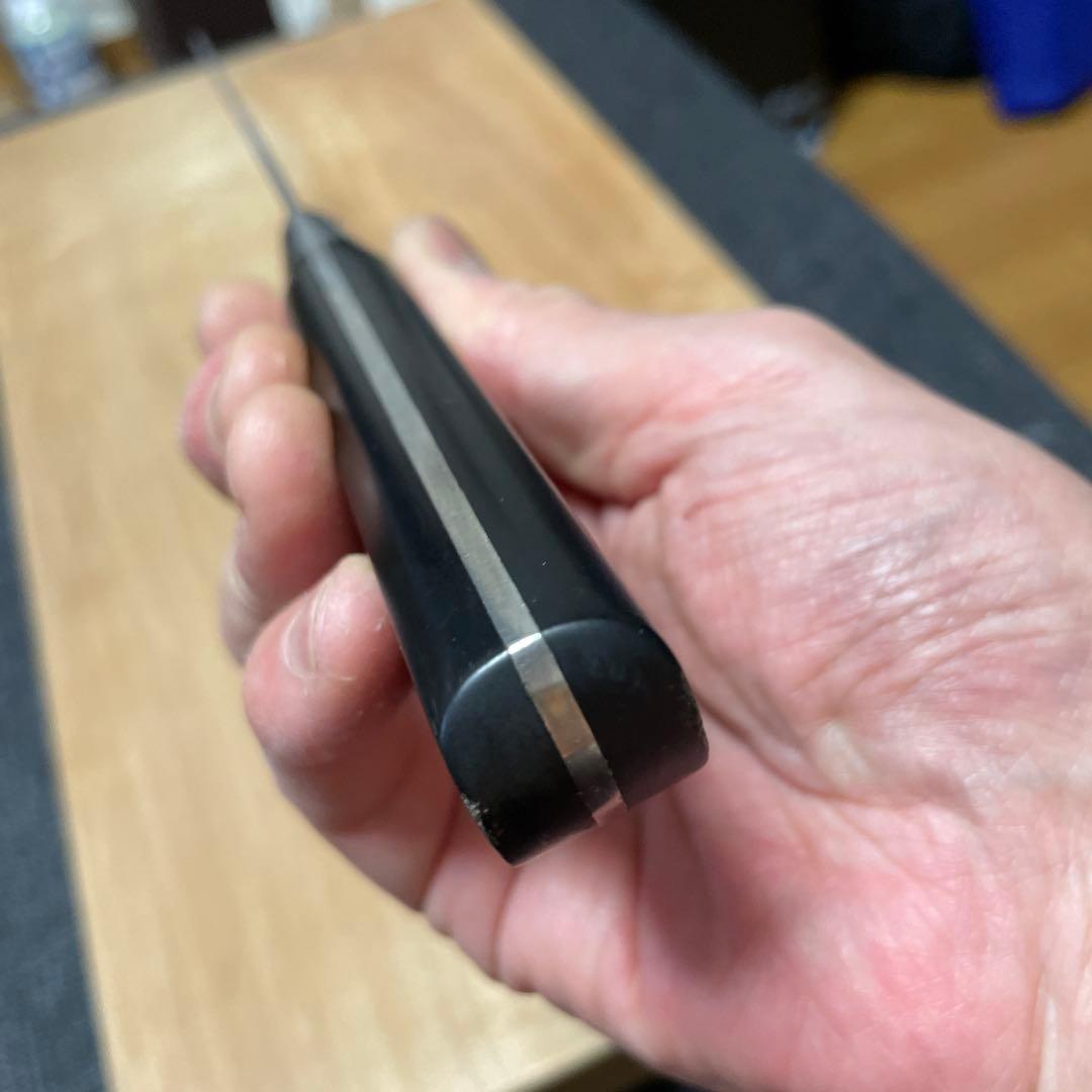 ラ*ム様 藤寅作コバルト合金鋼割込牛刀　尺