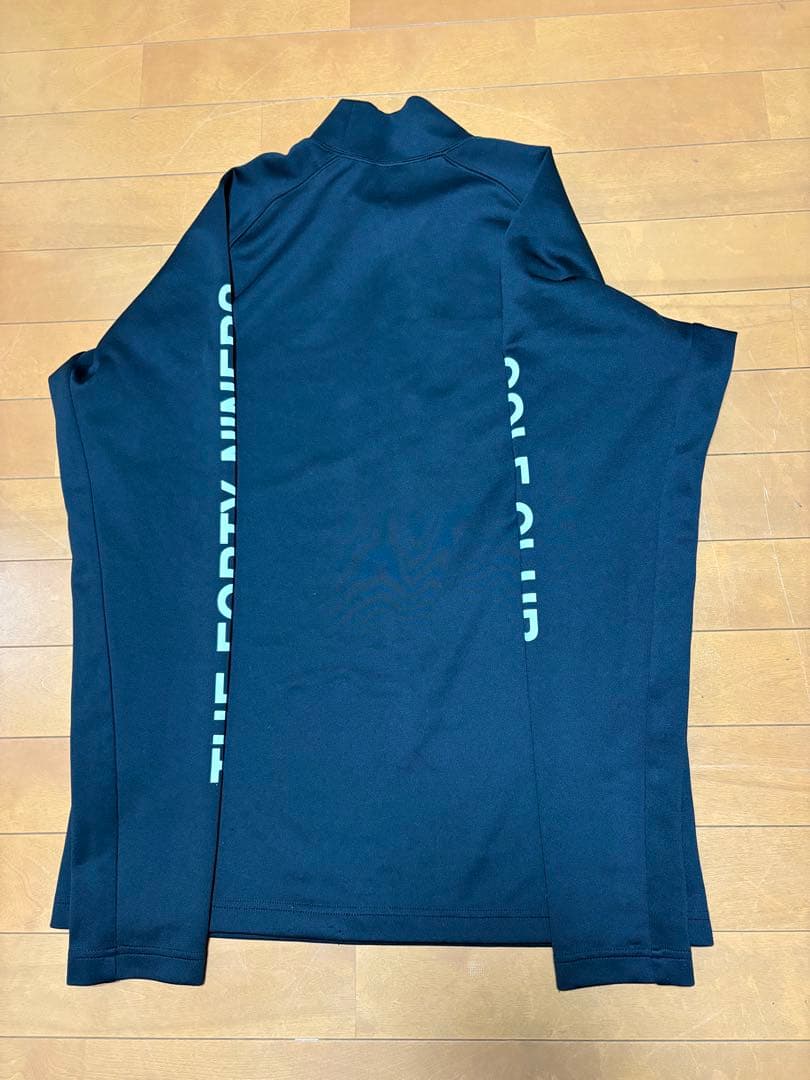 TFW49 モックネック 長袖トップス ブラックXL ほぼ未使用 ゴルフウェア