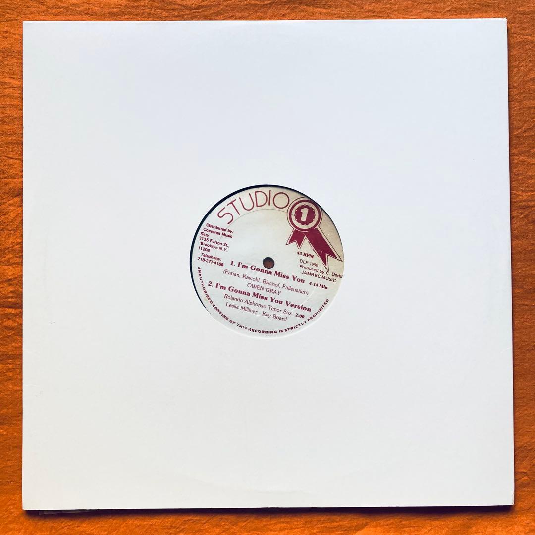 12インチ レゲエ2枚　 BOB MARLEY / OWEN GRAY