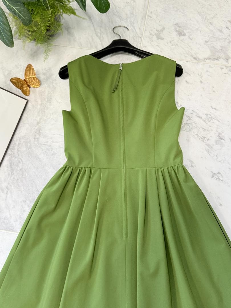 たか★FOXEY /フォクシー ドレス 38 ウォータープルーフストレッチ