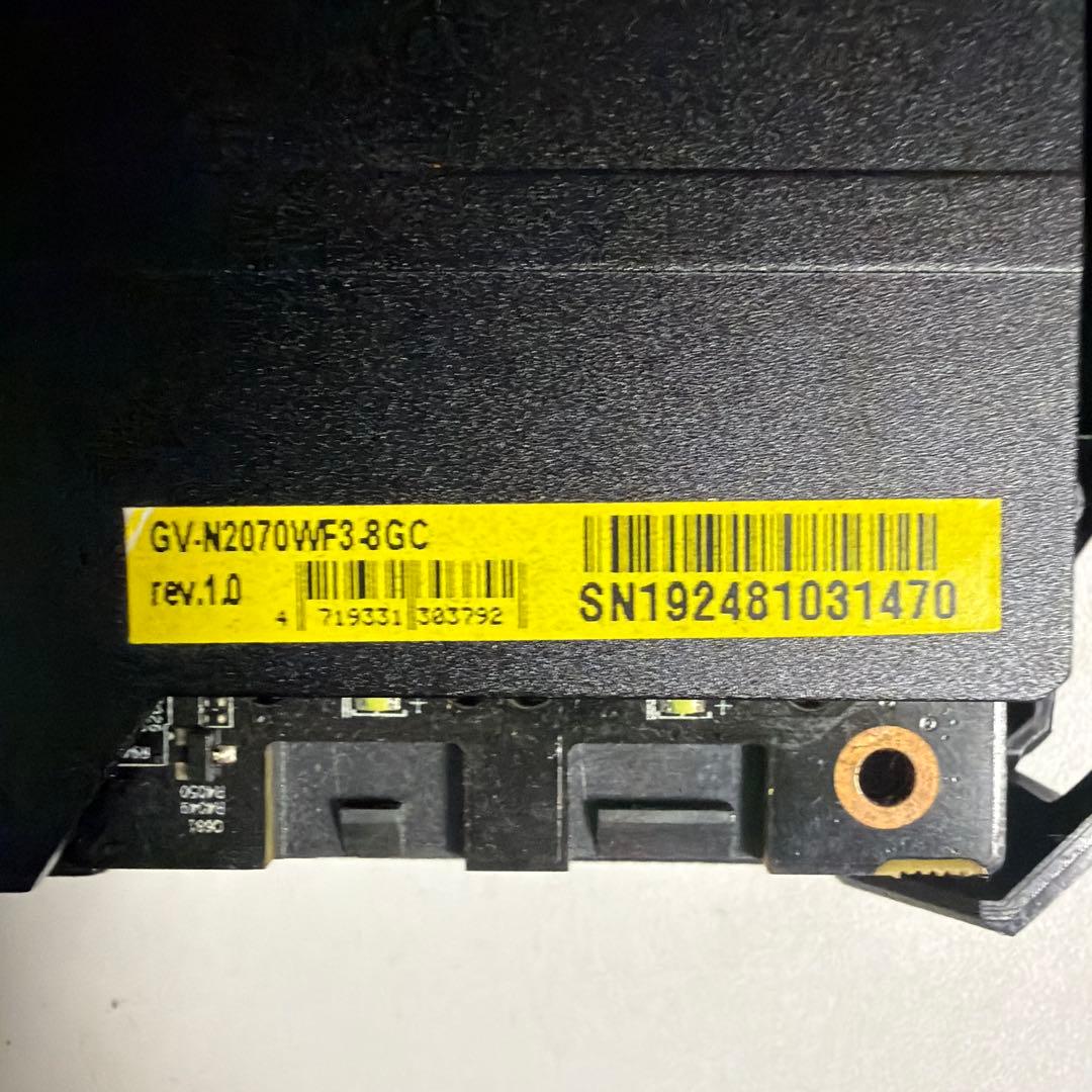 グラフィックボード RTX2070 ※ジャンク扱い