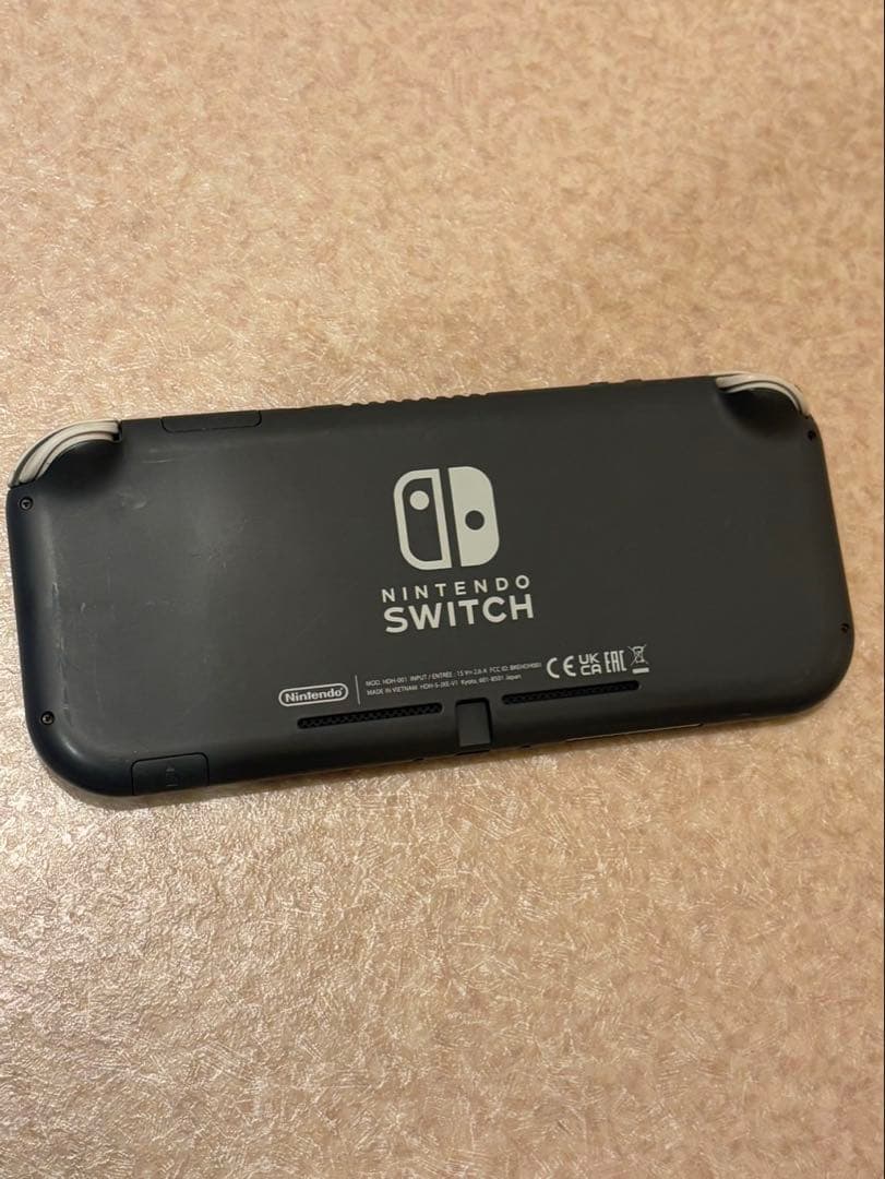 Nintendo Switch Lite グレー 本体 通電確認済み 動作未確認