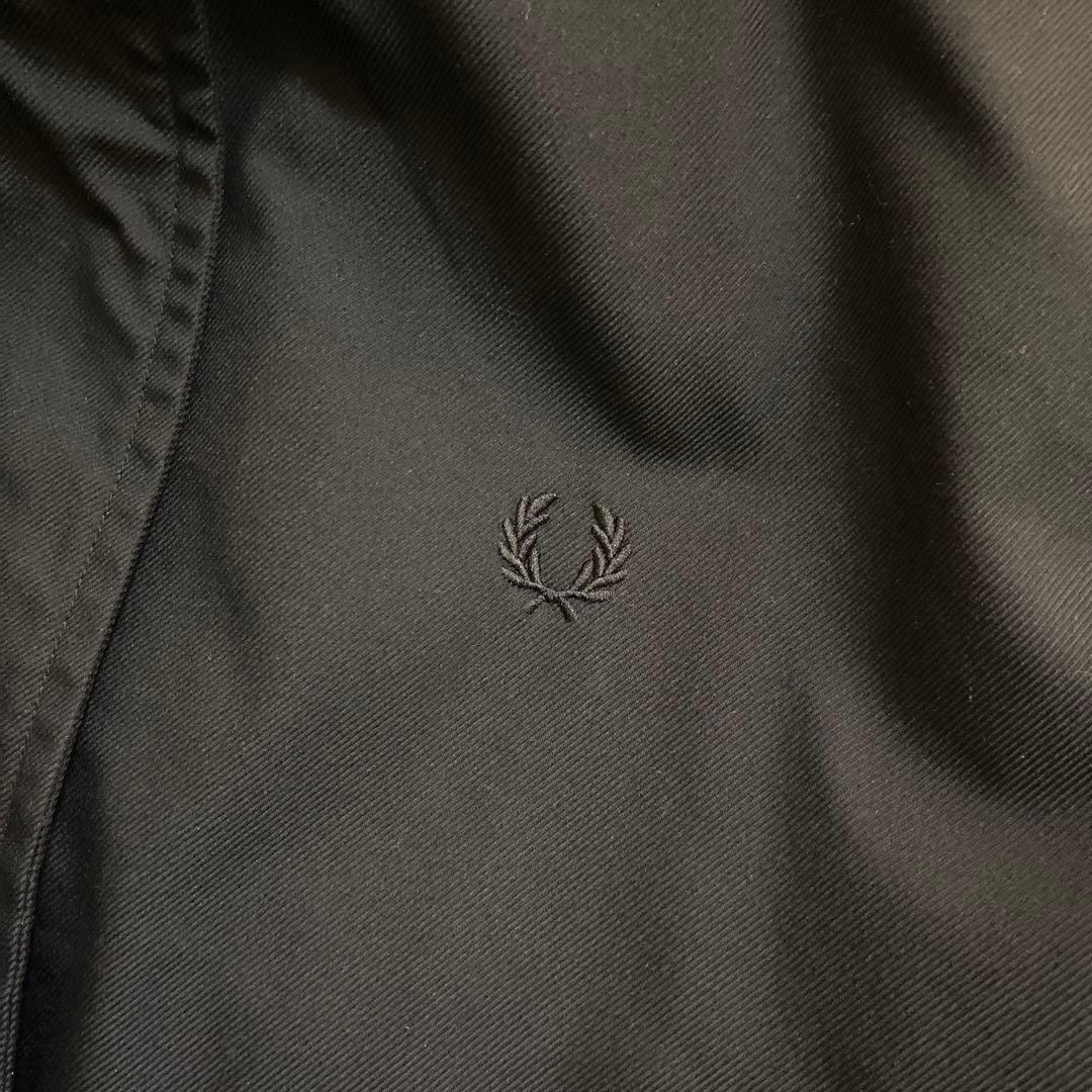 c*e様 美品　Fred Perry モッズコート 黒 チェック柄　155-16