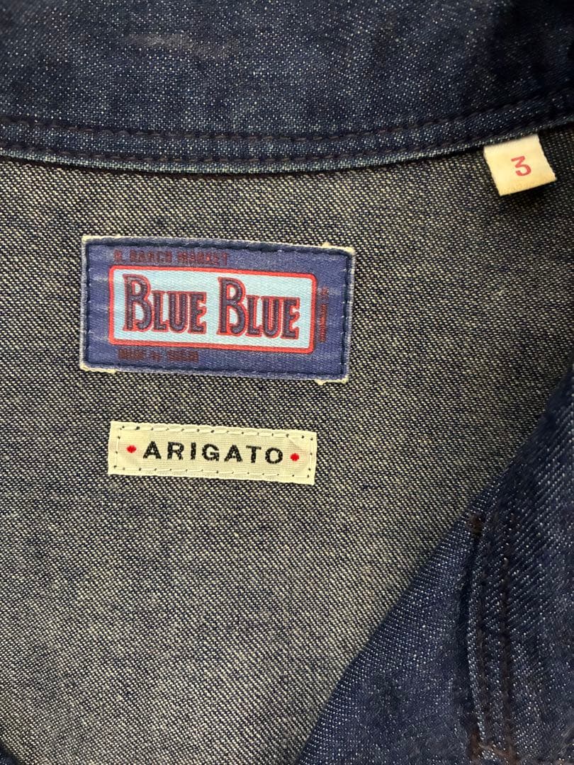 BLUE BLUE ハリウッドランチマーケット　カバーオール Lサイズ