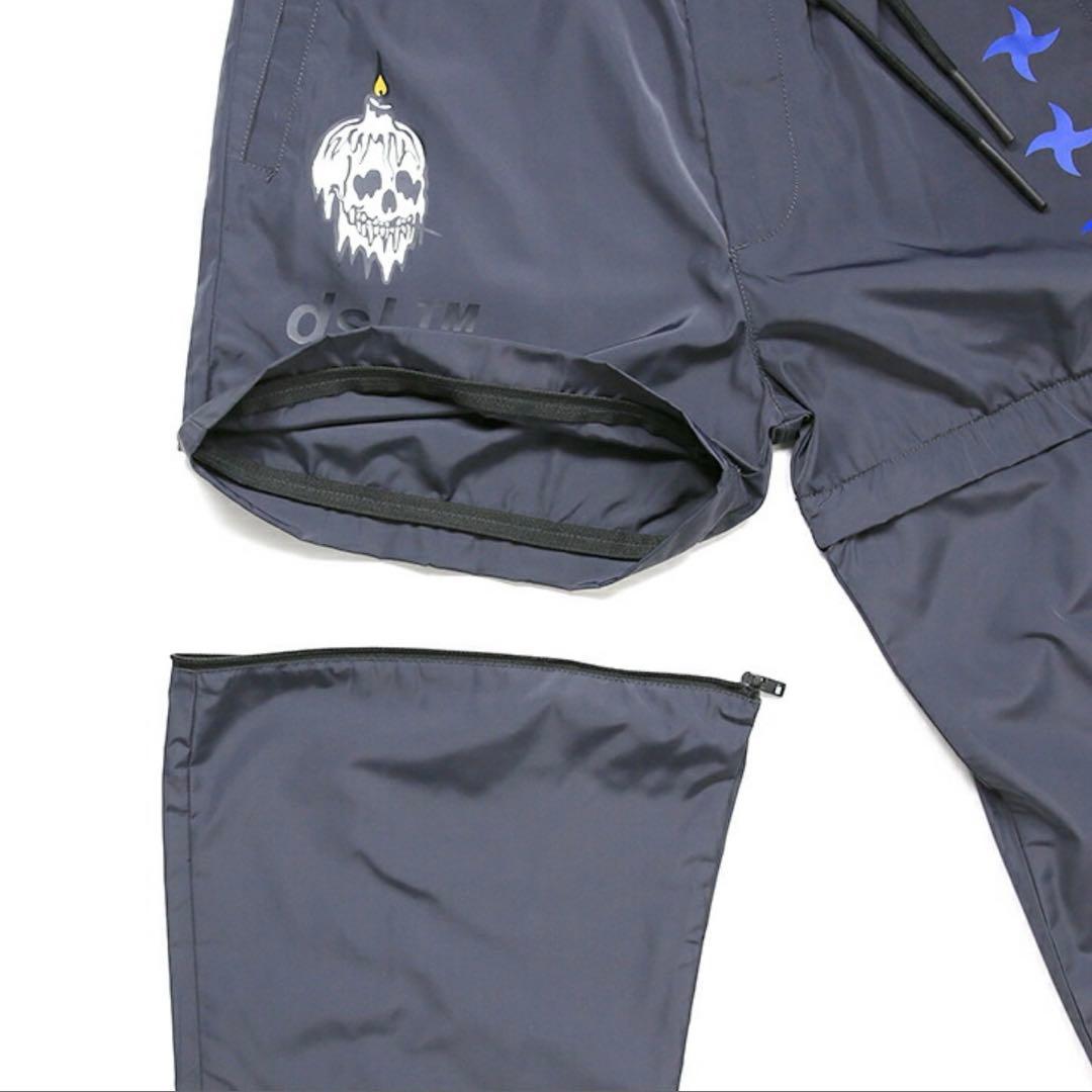 【新品】DIESEL ディーゼル／切り替え ナイロンパンツ S