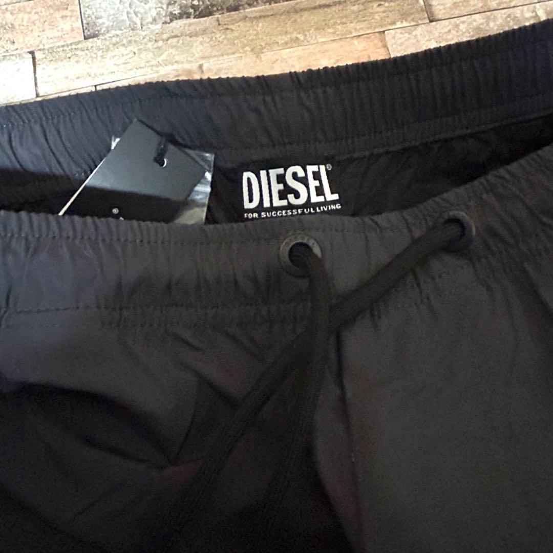 【新品】DIESEL ディーゼル／切り替え ナイロンパンツ S