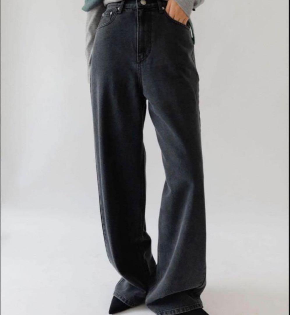 みらい様　Na.e wide loose jeans チャコール　Sサイズ通常丈
