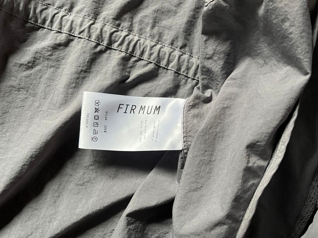FIRMUM フィルマム ナイロンタッサー オーバーサイズモッズコート