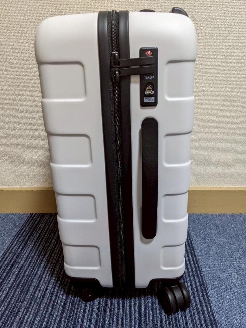 【新品未使用】無印良品 36L キャリーケース TSAロック付き オフ白