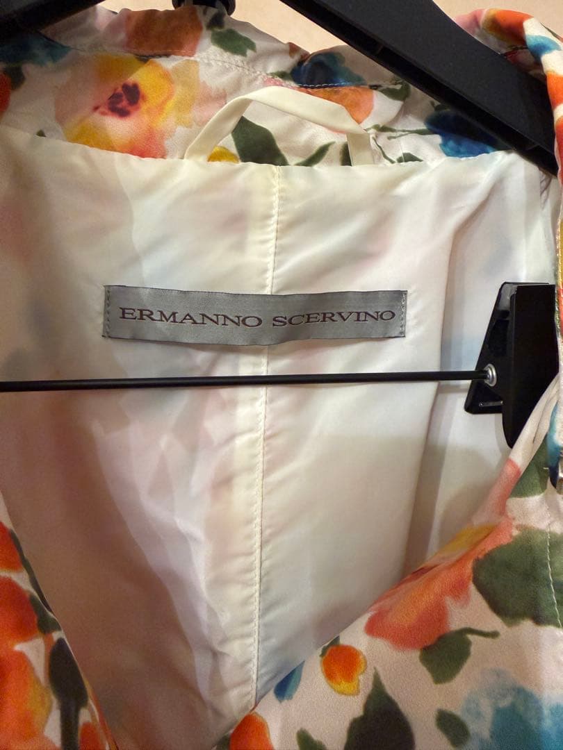 ERMANNO SCERVINO 花柄 スプリングコート サイズ40