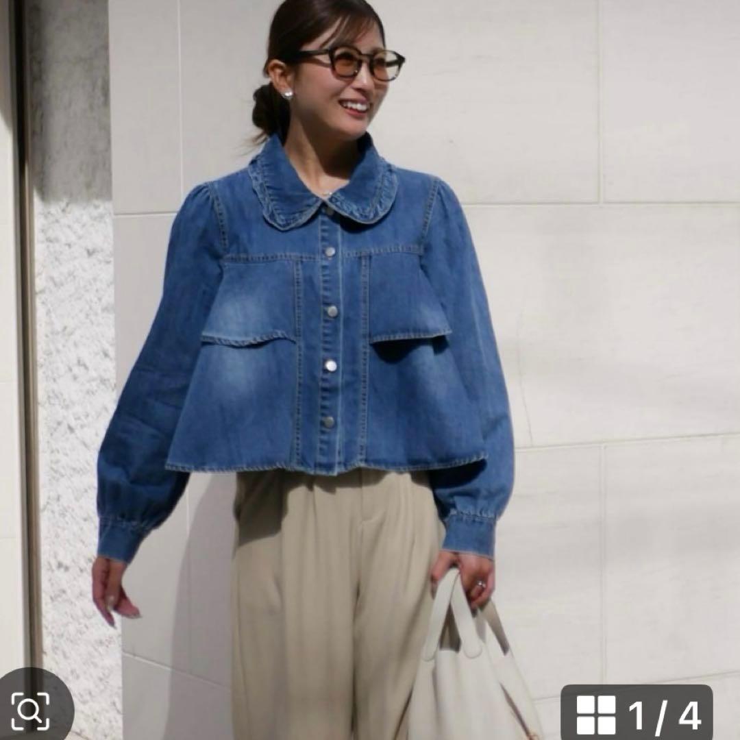 即納トジャガードデザインペプラムベスト+スカートセットアップデニムジャケット