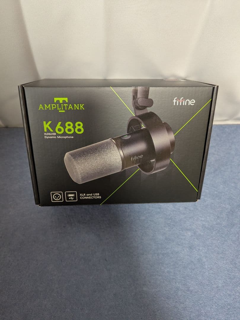 FIFINE USBダイナミックマイク K688W