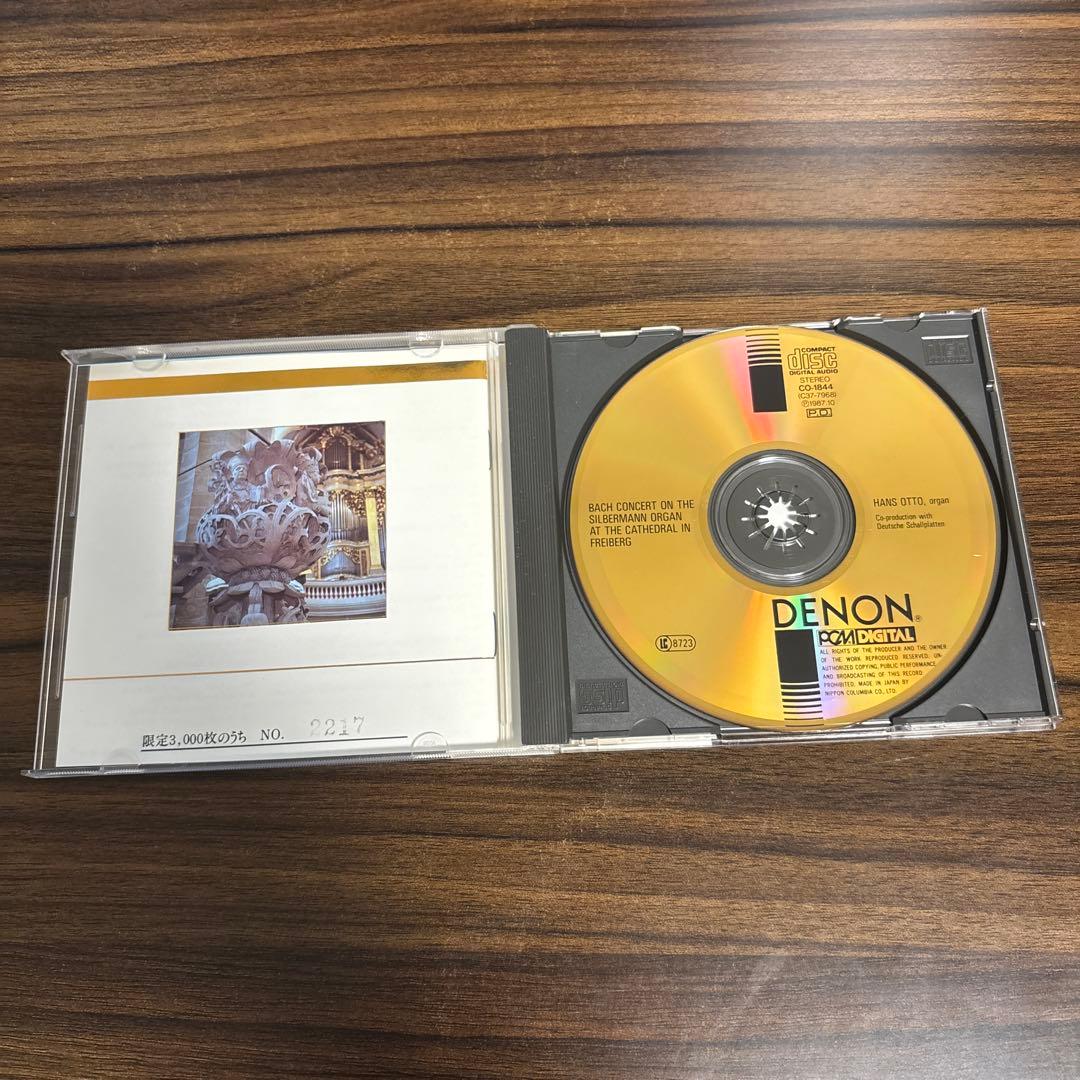 限定品24金ディスク　Bach Concert Silbermann Organ