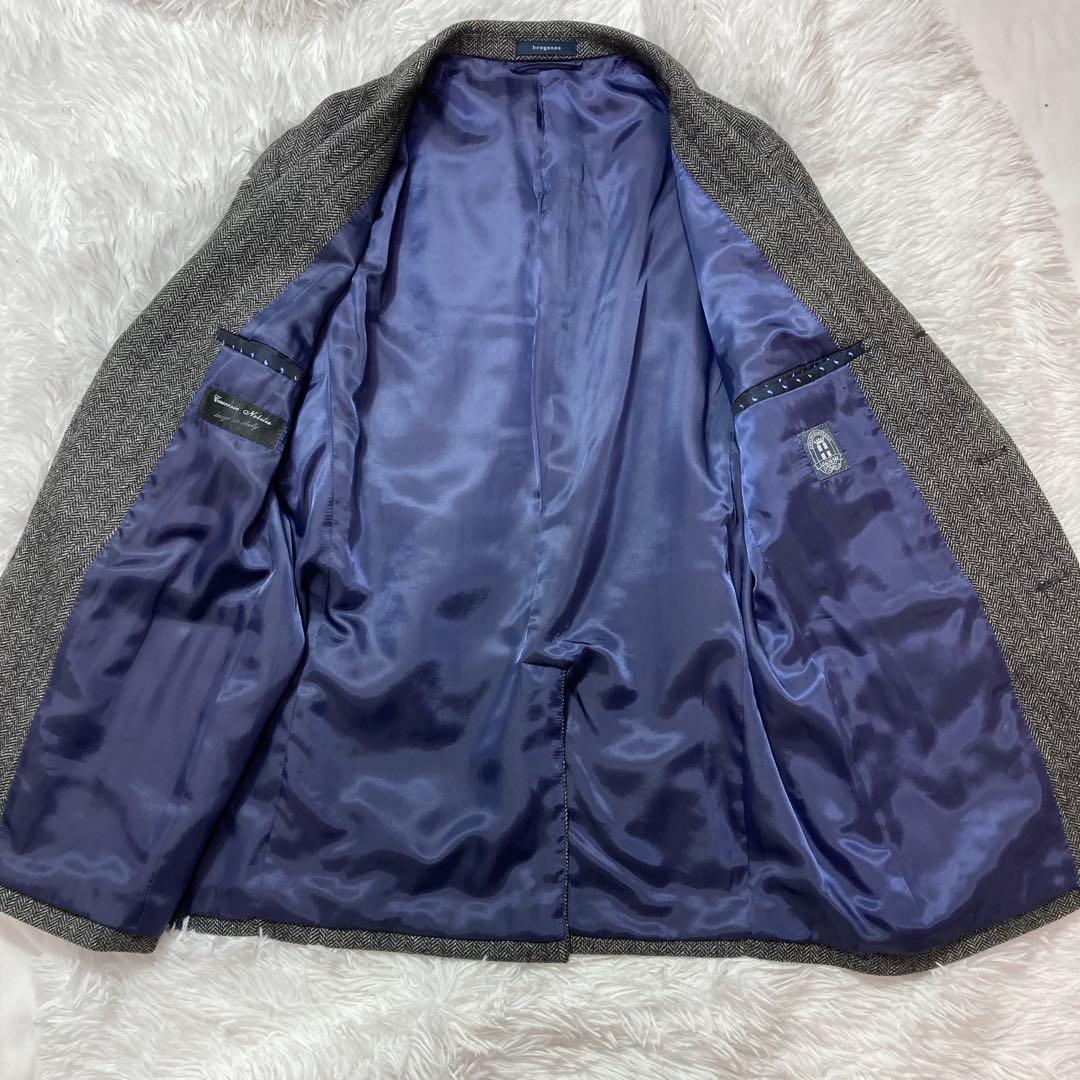 美品　スーツカンパニー breganze テーラードジャケット　ツイード