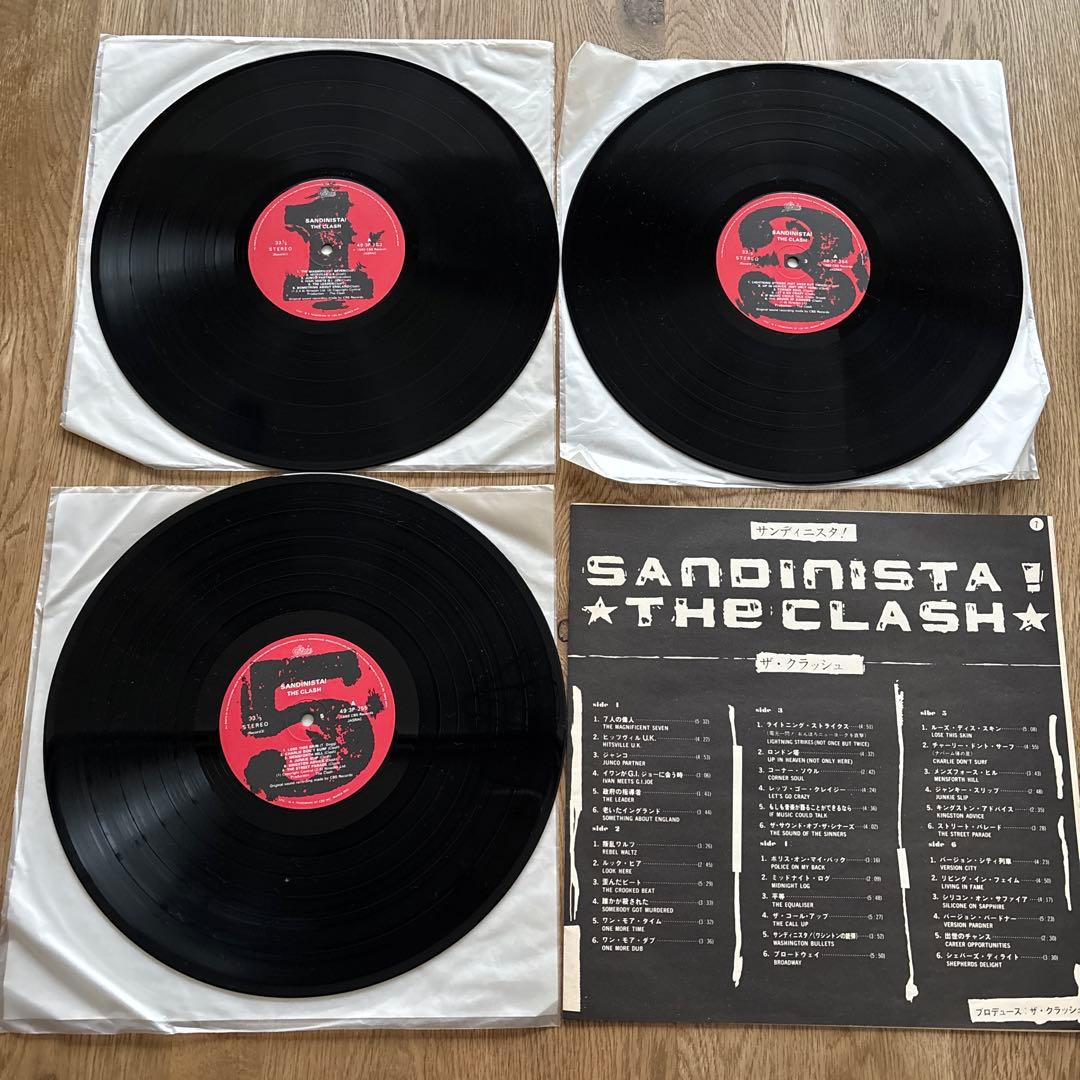 サンディニスタ！ THE CLASH 日本盤LP(帯付き)_SANDINISTA