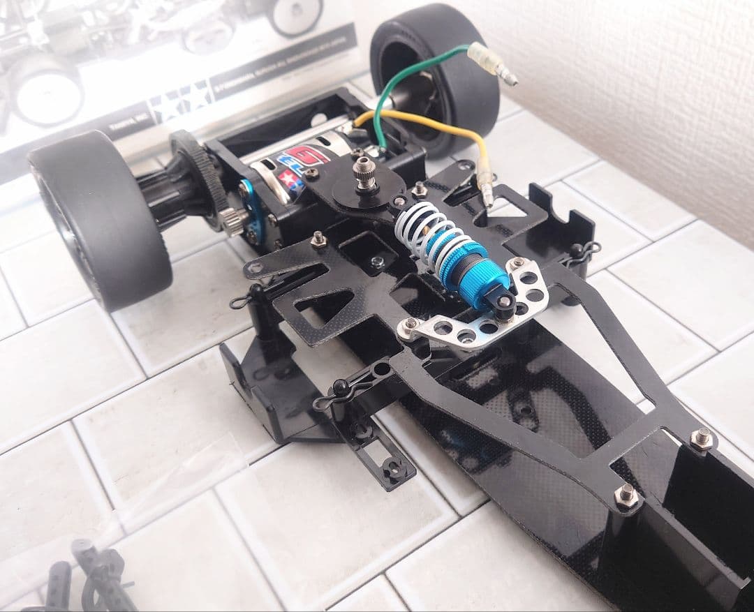 希少 タミヤ F103GT シャーシ GTチューンモーター付