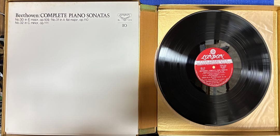 バックハウス　ベートーヴェンピアノソナタ全集　LP10枚組