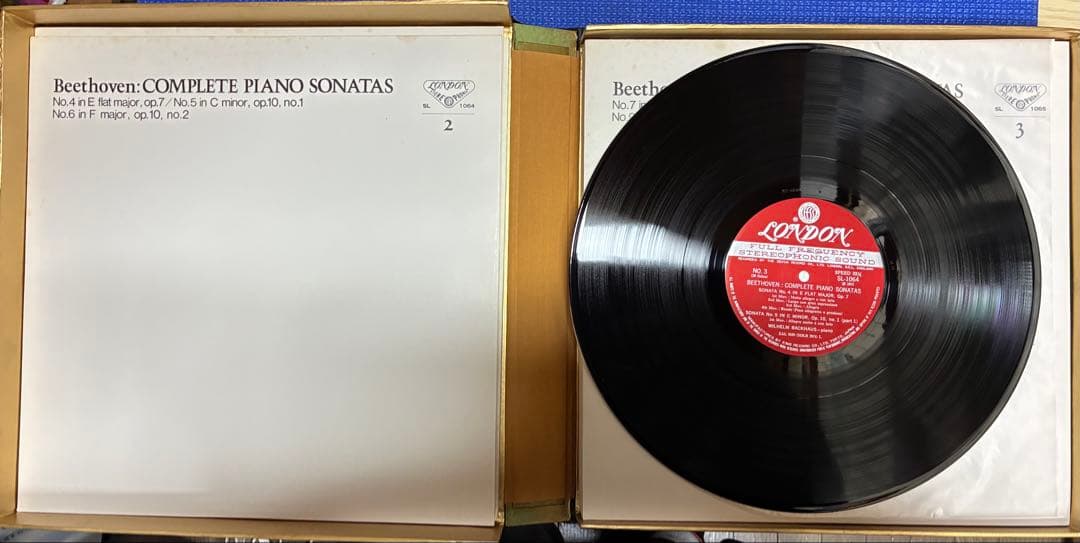 バックハウス　ベートーヴェンピアノソナタ全集　LP10枚組