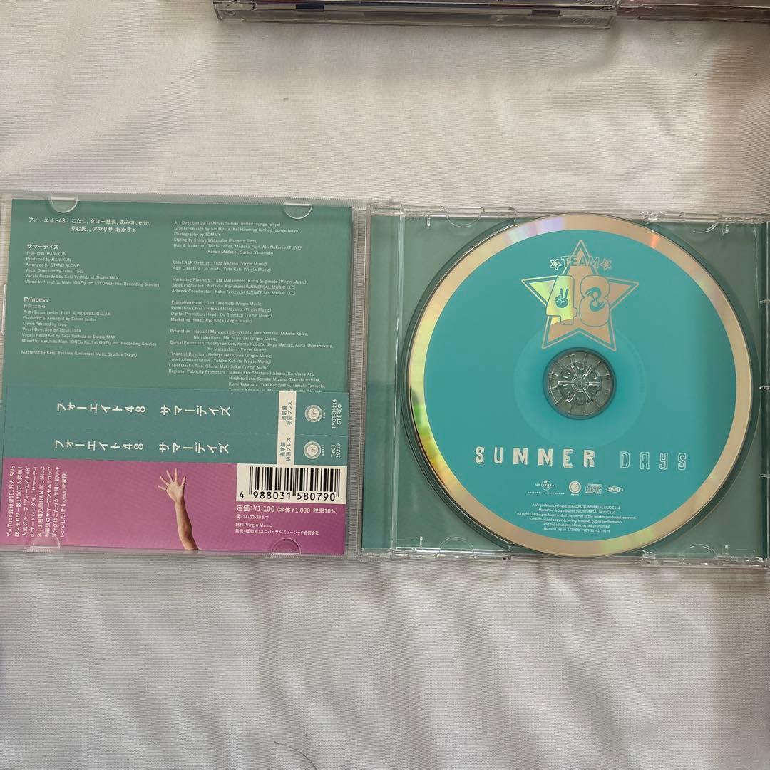 TEAM 48 SUMMER DAYS CD DVD セット