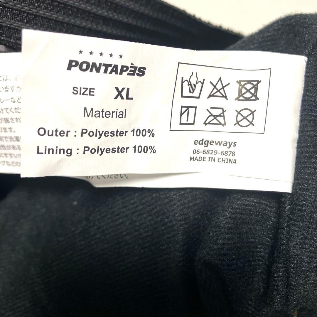 XL 極美品　PONTAPES メンズ　スノーボードウェア　黒　セット ブラック