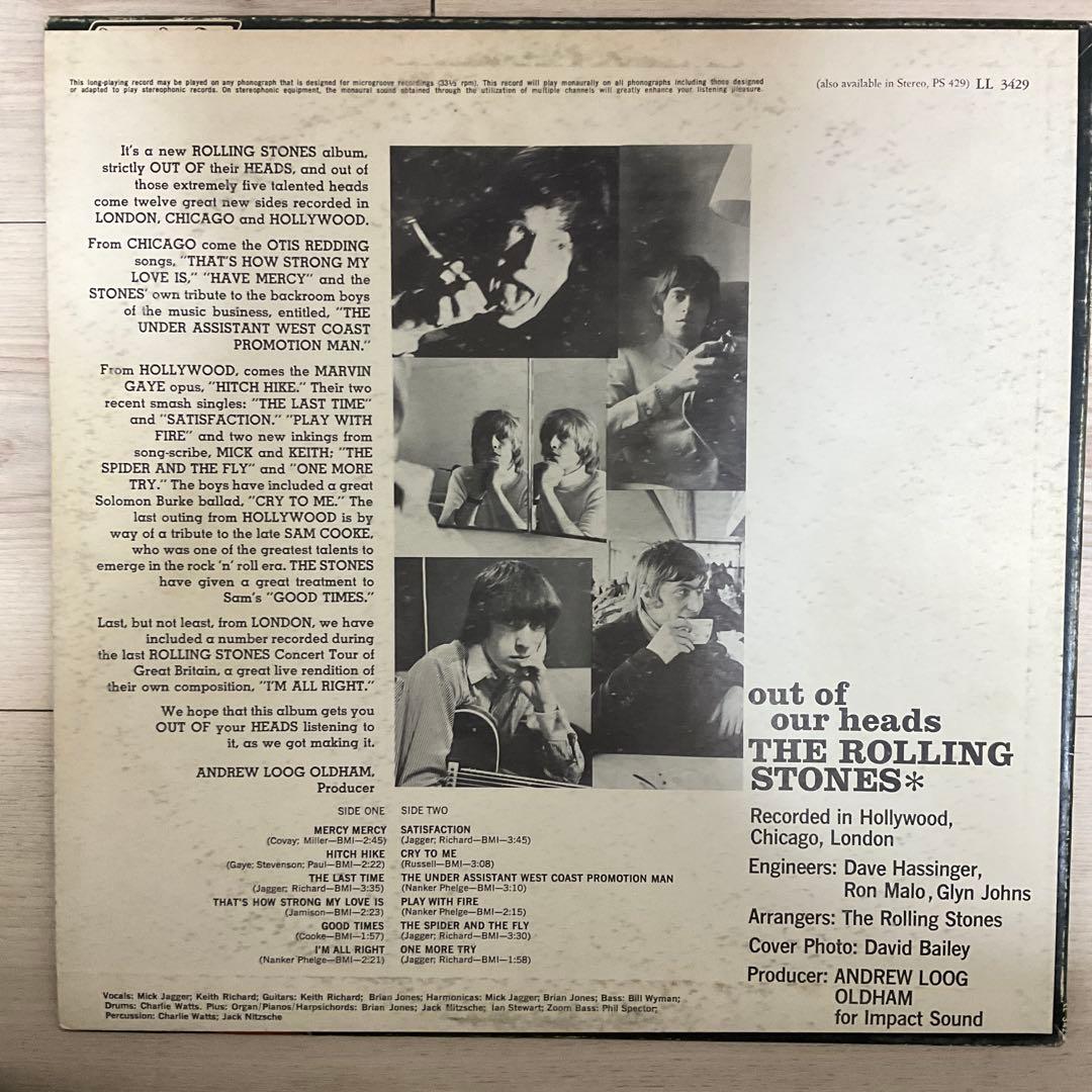ローリングストーンズ　Out of Our Heads モノラルUS盤レコード
