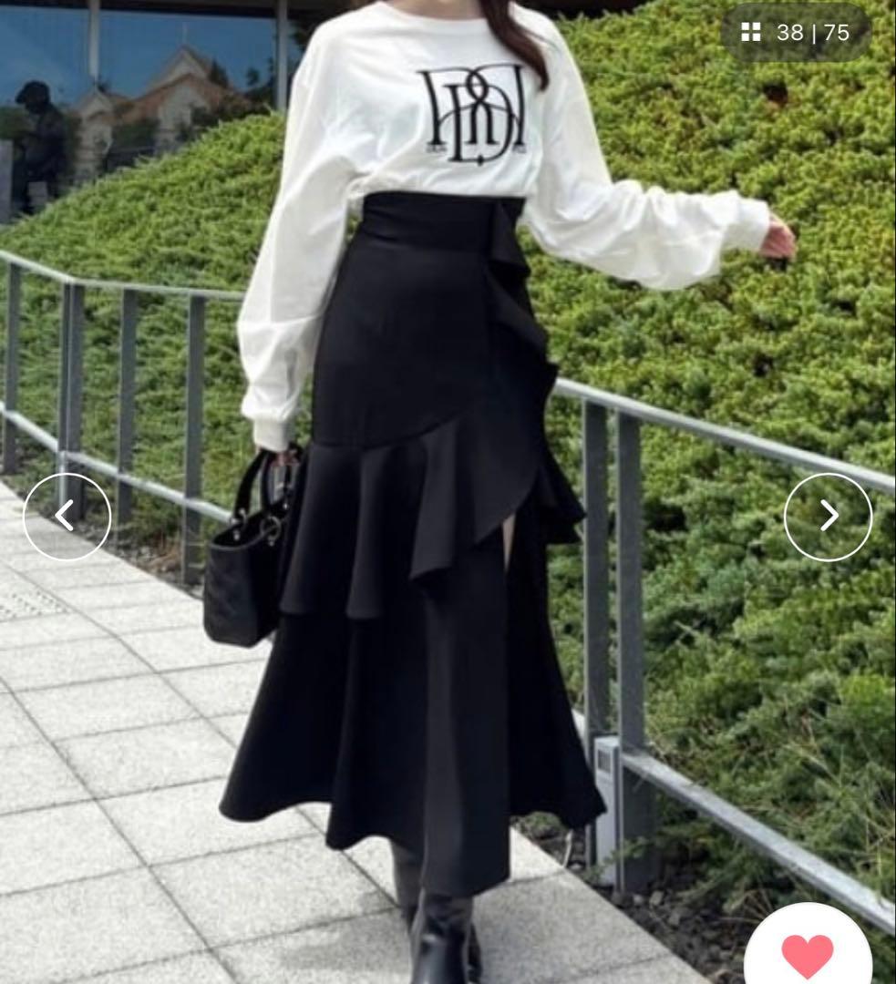 新品リエンダ♡フリルスリットハイウエスト リップサービス リゼクシー スナイデル