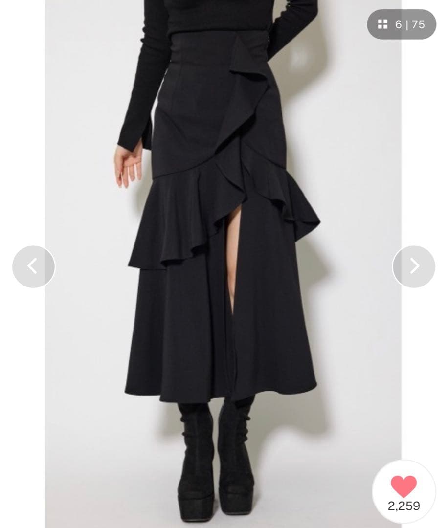 新品リエンダ♡フリルスリットハイウエスト リップサービス リゼクシー スナイデル