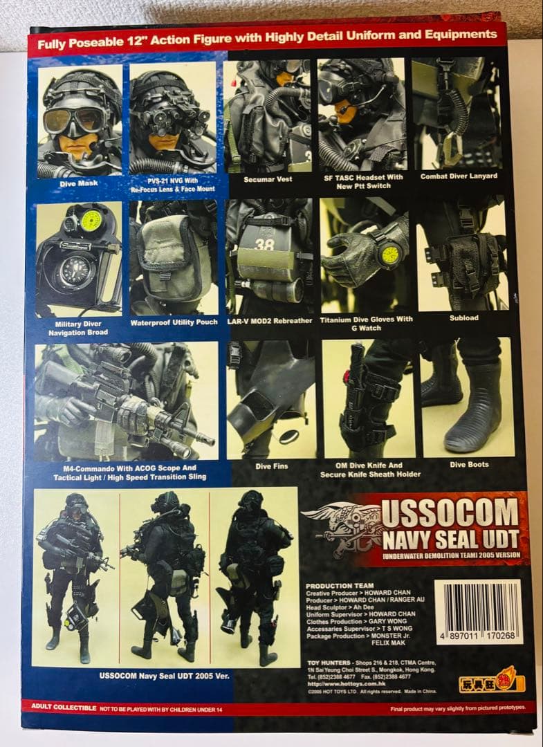 ホットトイズ US SOCOM Navy Seal UDT 2005 Ver.