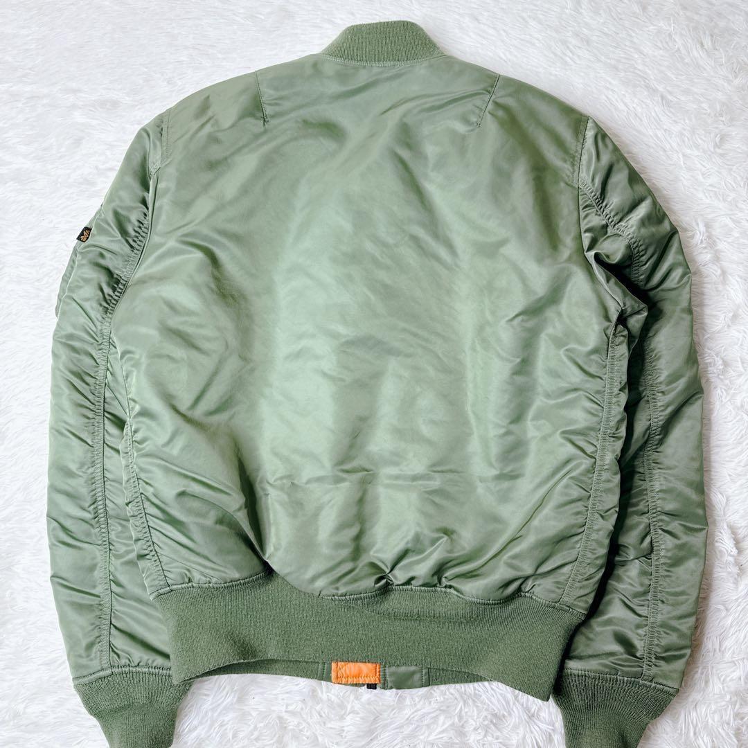 ✨美品✨ アルファ MA-1 フライトジャケット 緑 XL y2k 短丈
