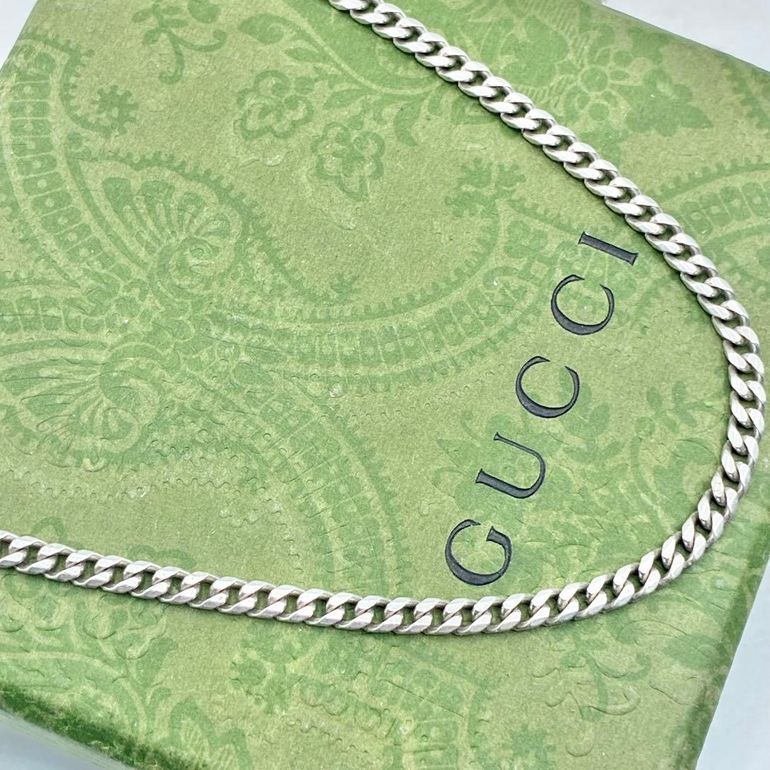 【50cm】GUCCI　グッチ　喜平チェーンのみ　ネックレス　幅3mm　美品