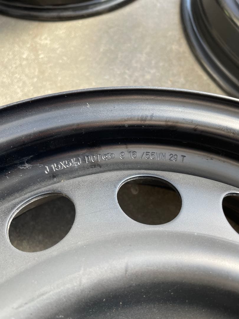NHP10 アクア　純正15インチ　 スチールホイール 4本セット